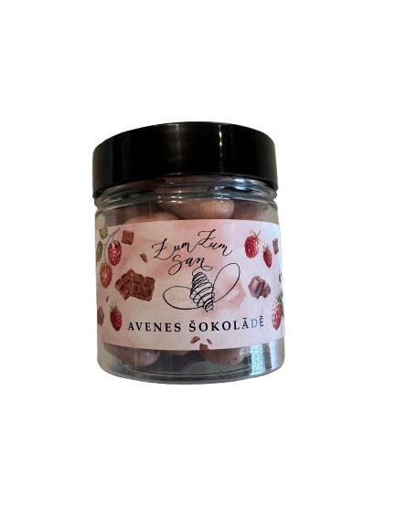 Avenes baltajā šokolādē